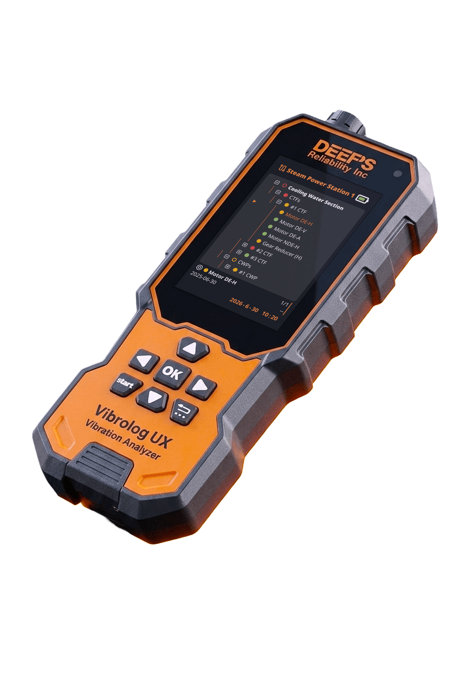 Vibrolog UX handheld vibration analyzer